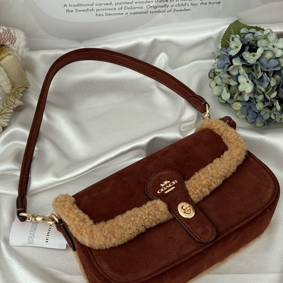 NWT Coach CDL68 vintage brown multi shoudler hadley bag